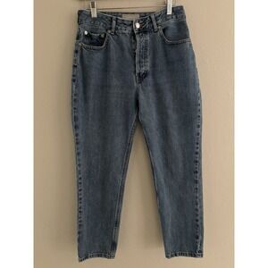 Everlane Curvy 90's Cheeky Straight Jean Crop Medium Blue Wash Size 29